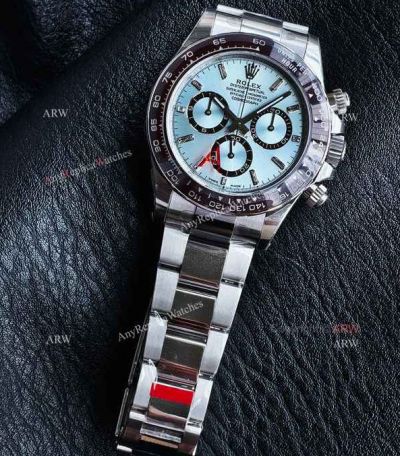 Rolex Daytona Cal.4131 Movement 40mm Ice-blue Face Cerachome Bezel Watch